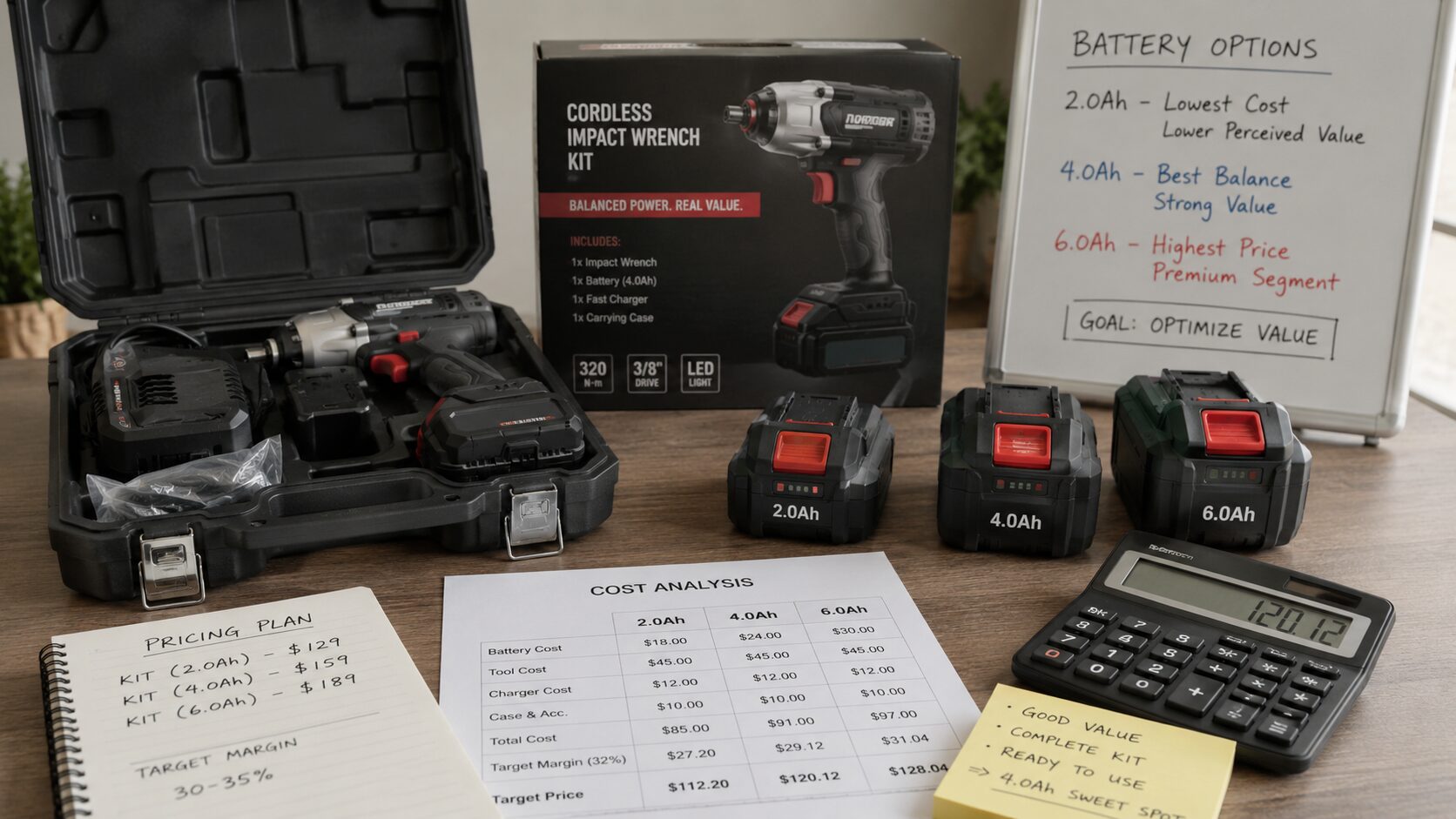 balancing battery cost and product value in cordless tool kits battery cost and perceived value balance